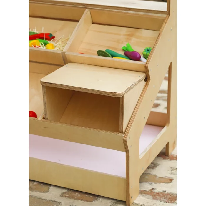 اسباب بازی استند میوه فروشی چوبی مدل 6156796