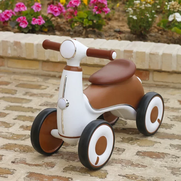 ماشین پایی کودک رنگ قهوه ای کد P/X008/BR