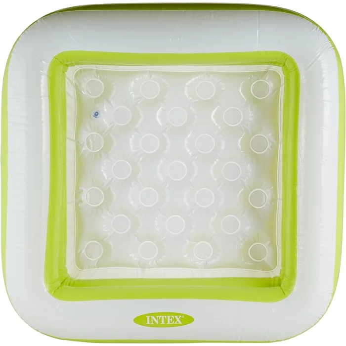 استخر بادی کودک مربعی اینتکس intex رنگ سبز کد P/57100/A