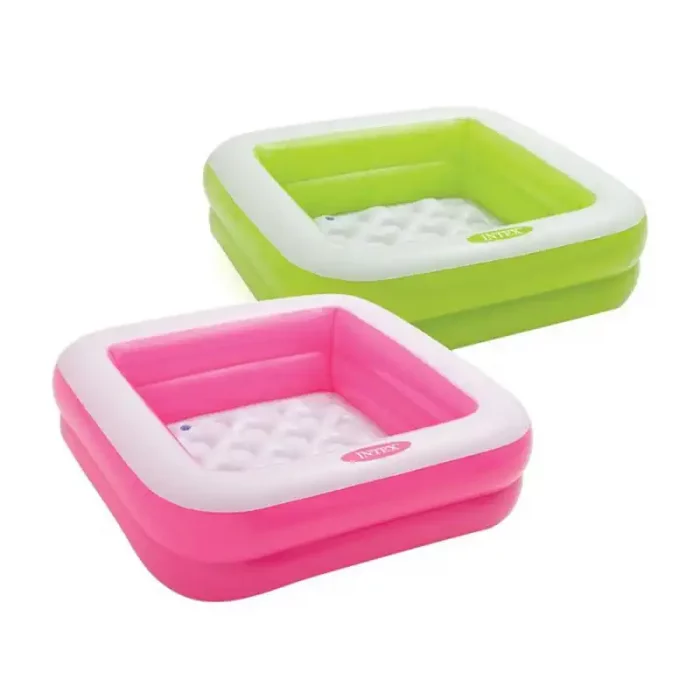 استخر بhttps://cdnfa.com/piccotoys/17bc/files/thumb/12412957.webp?1746542409ادی کودک مربعی اینتکس intex رنگ صورتی کد P/57100/B