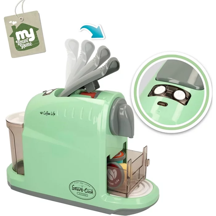 ست قهوه ساز موزیکال رنگ سبز کد LD668A