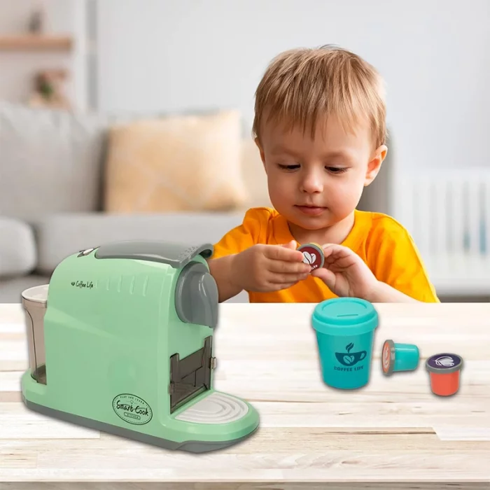 ست قهوه ساز موزیکال رنگ سبز کد LD668A