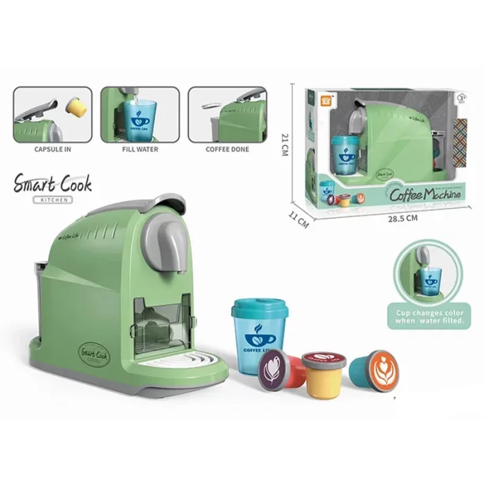 ست قهوه ساز موزیکال رنگ سبز کد LD668A