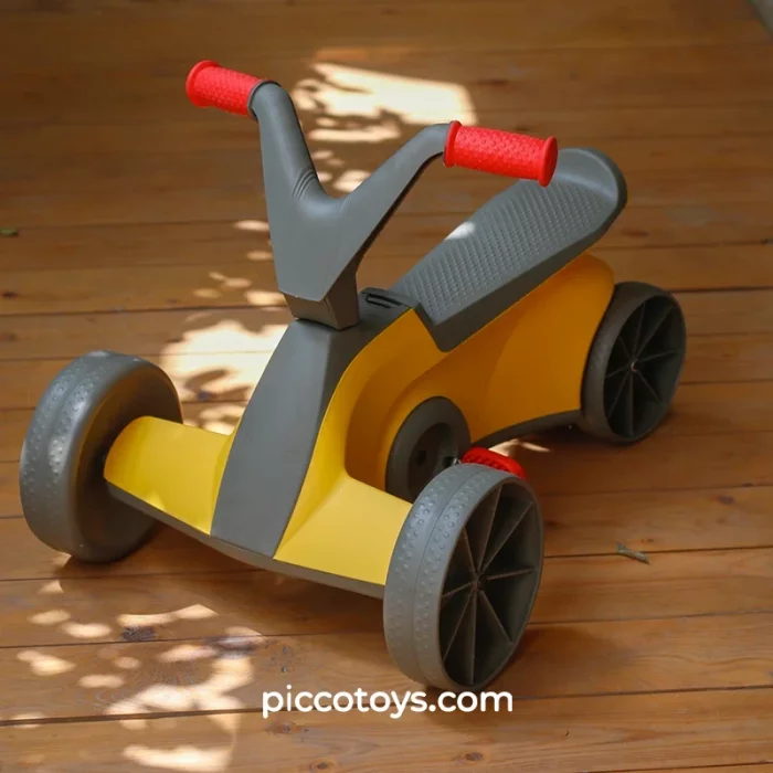 سه چرخه کودک رنگ زرد طوسی پررنگ کد P/7276/D