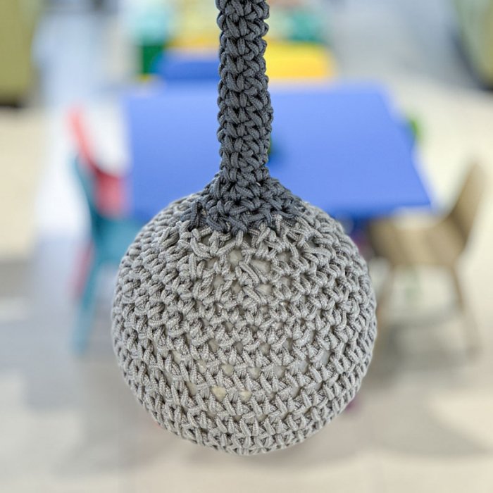 تاب کودک توپی تارتن یا کروچت رنگ طوسی کد 6559726