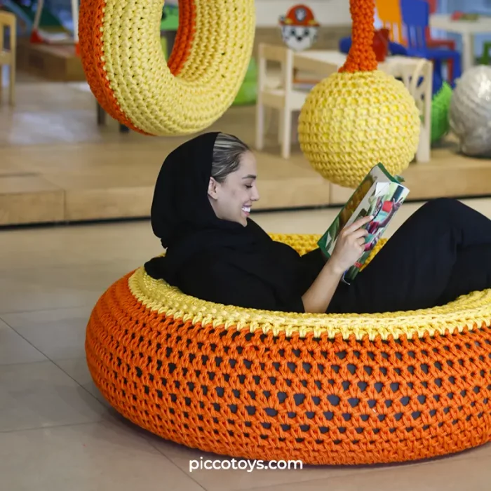 تاب کودک توپی تارتن یا کروچت رنگ طوسی کد 6559726