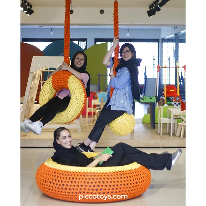 تاب کودک توپی تارتن یا کروچت رنگ طوسی کد 6559726