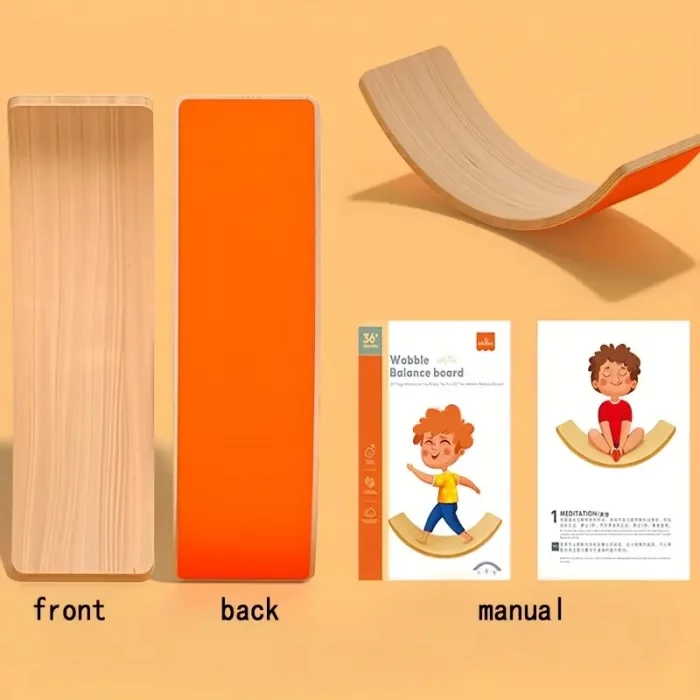 تخته تعادلی چوبی سایز بزرگ با زیره کد P/JHTOY901/A