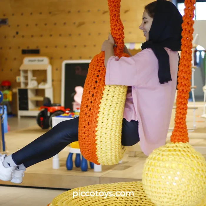 تاب کودک توپی تارتن یا کروچت رنگ سبزآبی کد 6499376