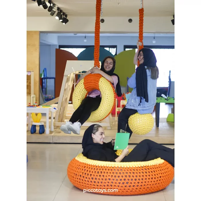 تاب کودک توپی تارتن یا کروچت رنگ بنفش یاسی کد 6499375