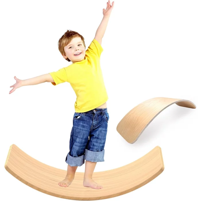 تخته تعادلی چوبی بزرگ بدون زیره کد P/JHTOY901/B