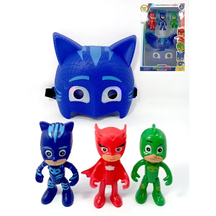 ست فیگور 3 عددی و ماسک پی جی مکس مدل CatBoy کد P/3311/A
