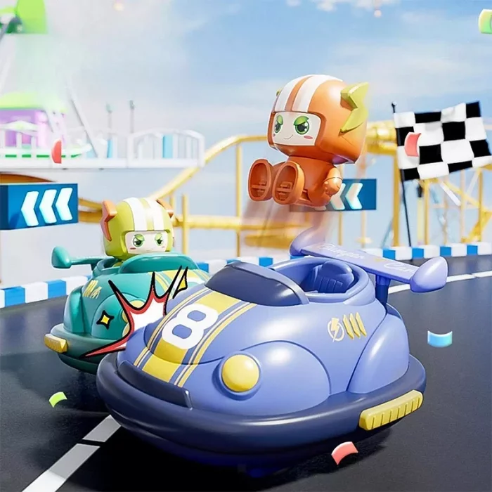 ماشین مبارز کنترلی مدل BUMPER CAR ست 2 عددی کد RQ3058