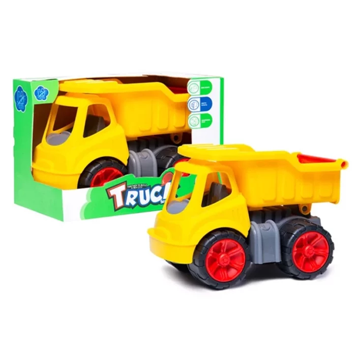 اسباب بازی کامیون خاکریز رنگ زرد کد K11D