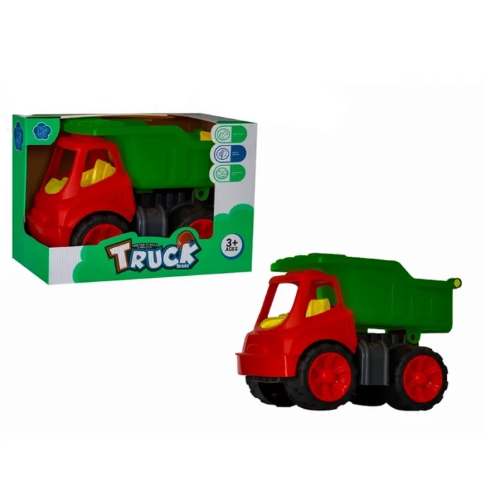 اسباب بازی کامیون خاکریز رنگ قرمز سبز کد k11B