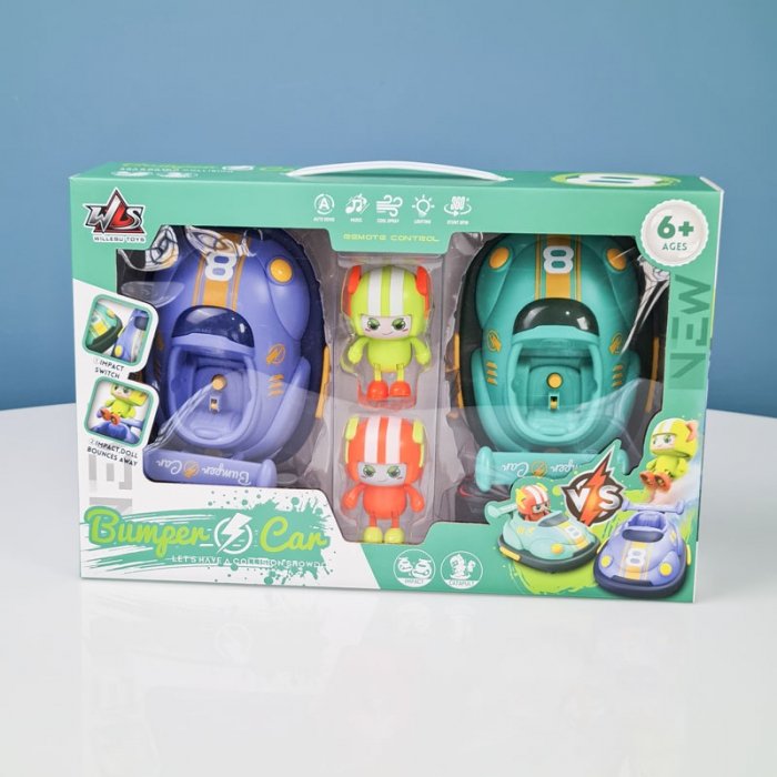 ماشین مبارز کنترلی مدل BUMPER CAR ست 2 عددی کد RQ3058