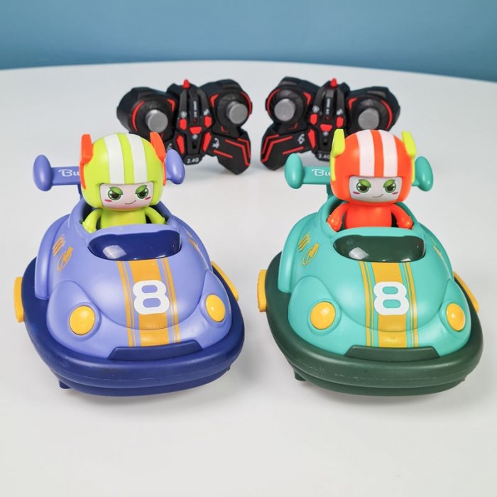 ماشین مبارز کنترلی مدل BUMPER CAR ست 2 عددی کد RQ3058