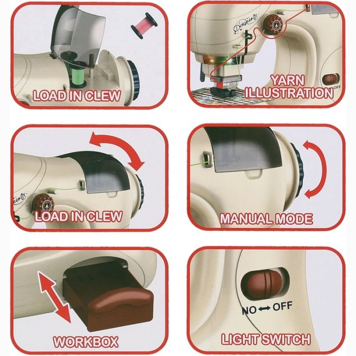 چرخ خیاطی اسباب بازی Mini کد 6783A