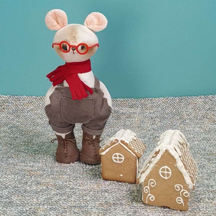 عروسک دست ساز مدل آقا موش کد 6440022