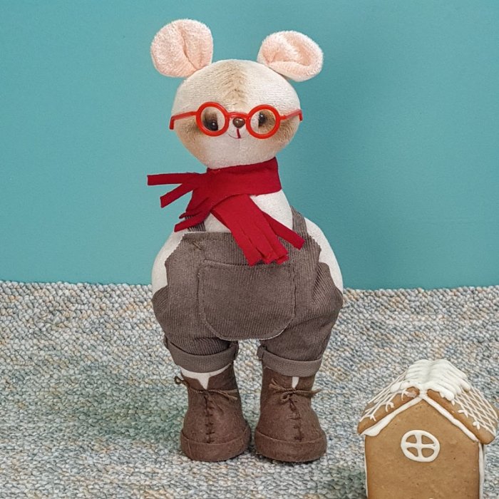 عروسک دست ساز مدل آقا موش کد 6440022