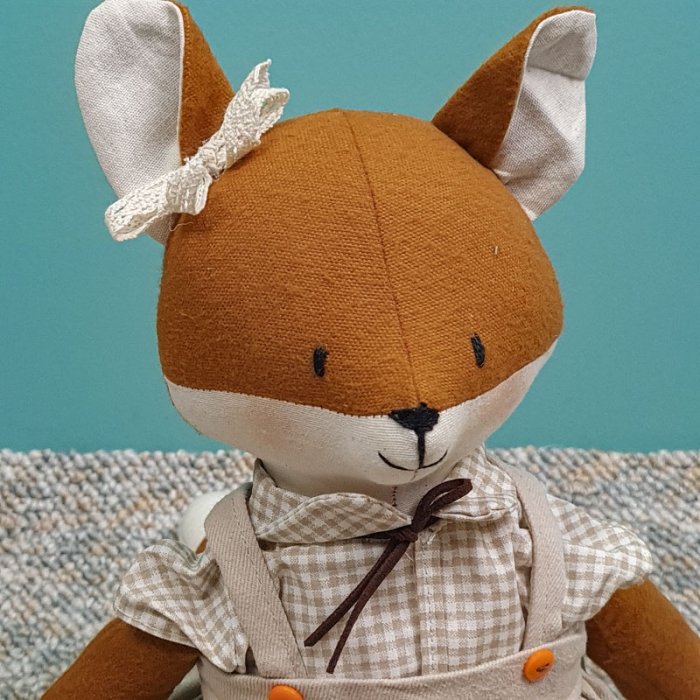 عروسک دست ساز مدل خانم روباه کد 6439972