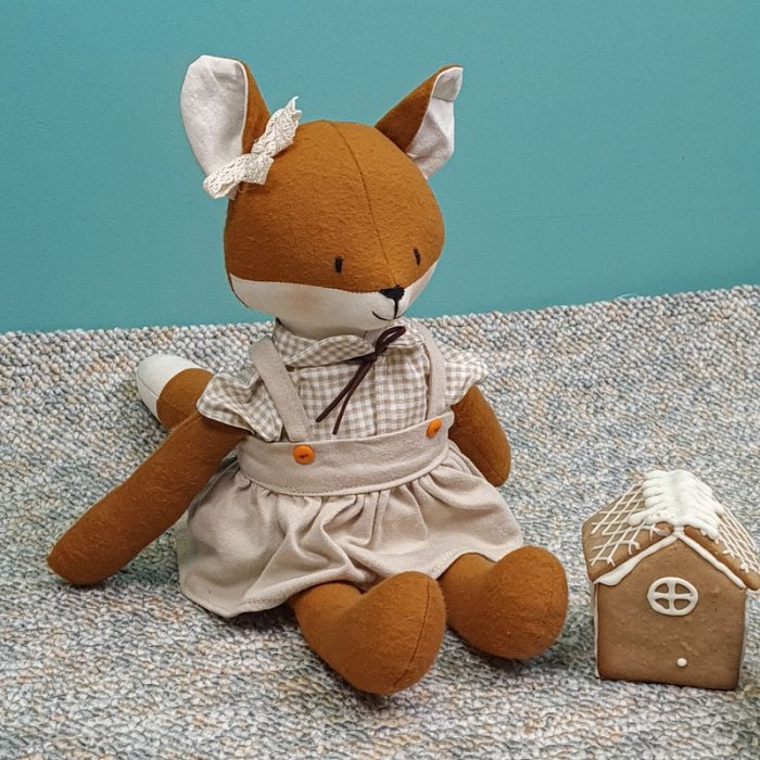 عروسک دست ساز مدل خانم روباه کد 6439972