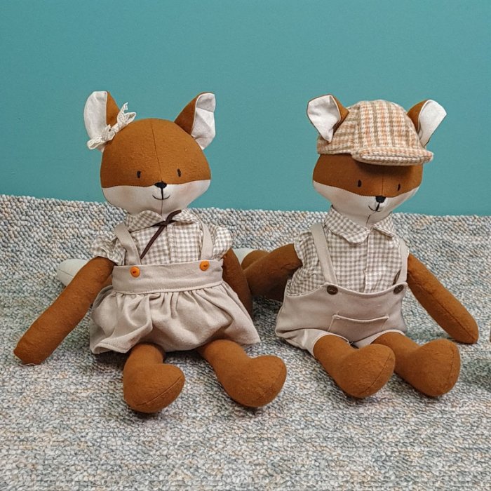 عروسک دست ساز مدل خانم روباه کد 6439972