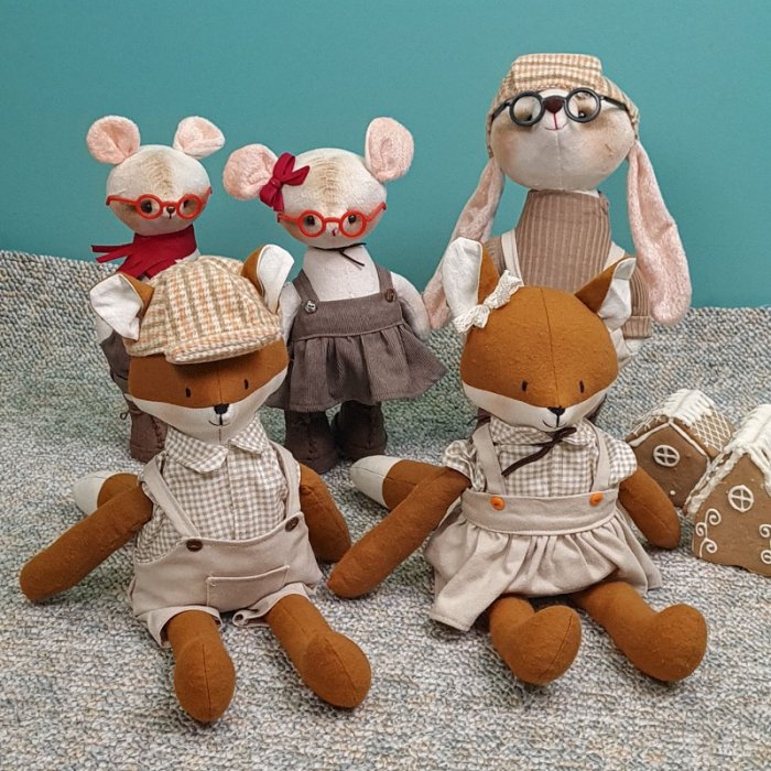 عروسک دست ساز مدل آقا خرگوش کد 6187865