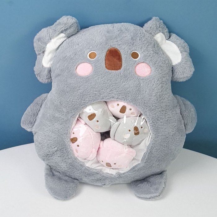 عروسک پولیشی کوالا بالشتی بچه دار کد 6580348