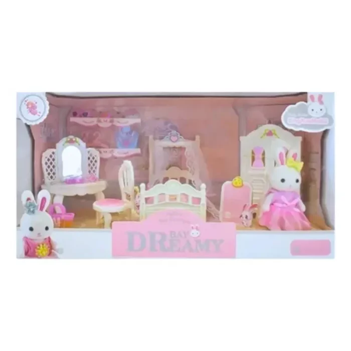 اسباب بازی خانه خرگوش مدل اتاق خواب BAY DREAMY کد 6616