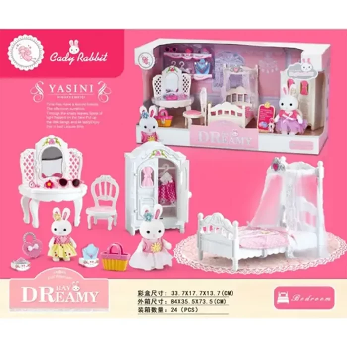 اسباب بازی خانه خرگوش مدل اتاق خواب BAY DREAMY کد 6616