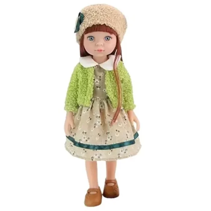 عروسک دخترانه LITTLE MILLY لباس کرم کد 91071