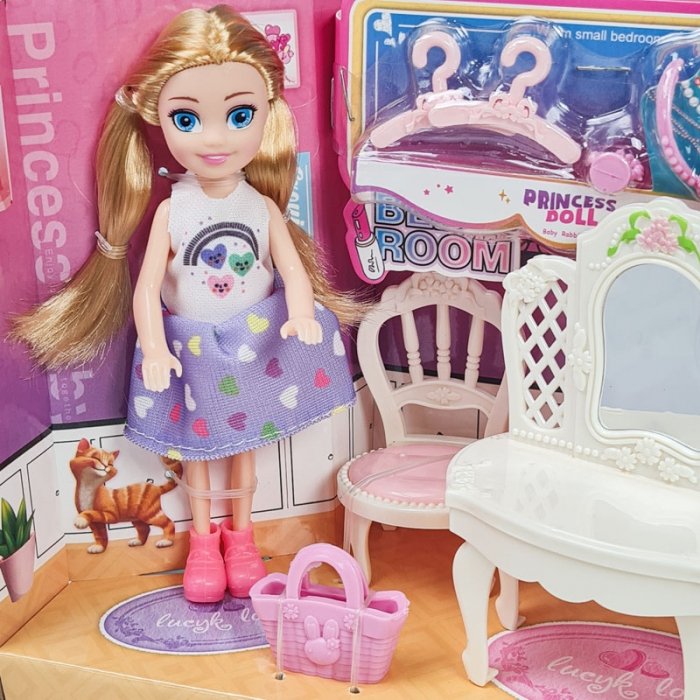 اسباب بازی خانه عروسکی مدل میز آرایش SPARKEL BELLA کد 70276