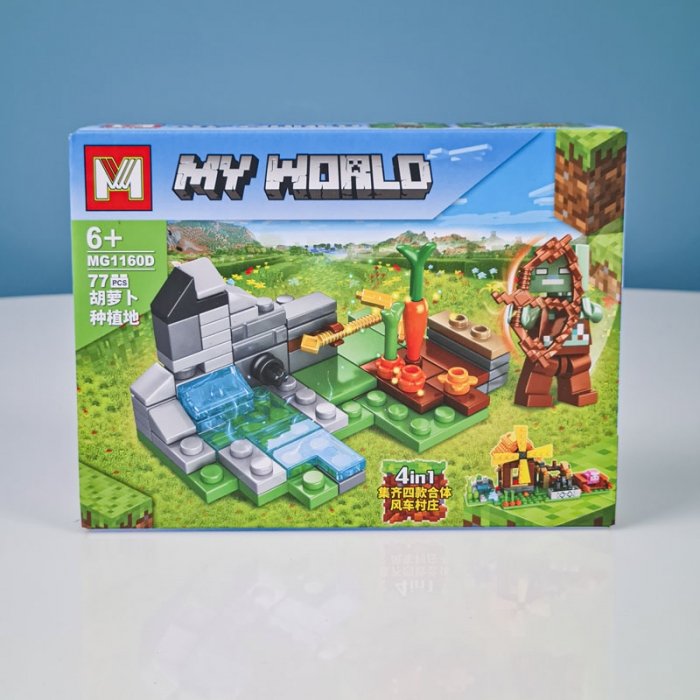 اسباب بازی لگو ماینکرفت 77 تکه کد MG1160D