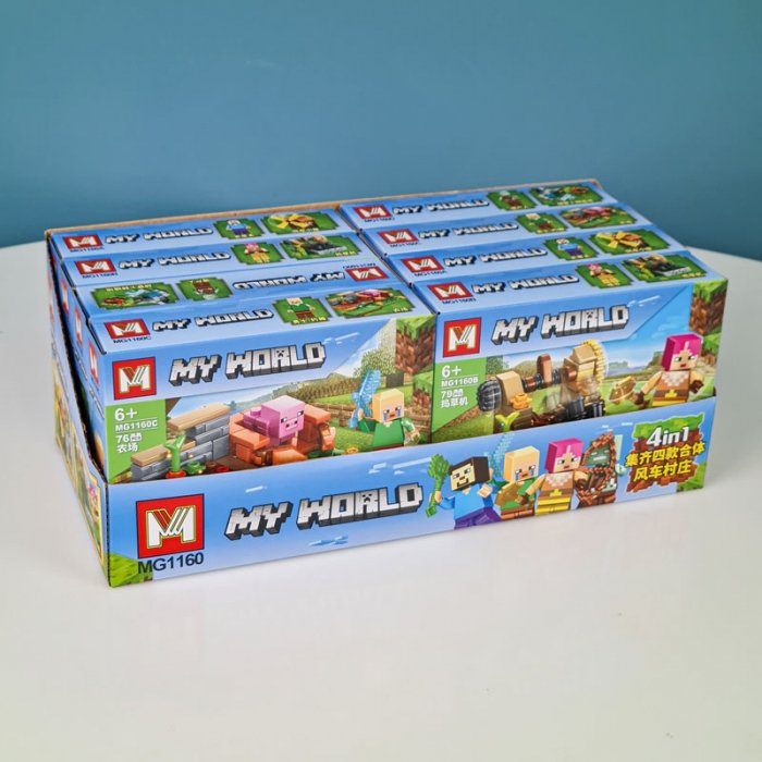 اسباب بازی لگو ماینکرفت 79 تکه کد MG1160B