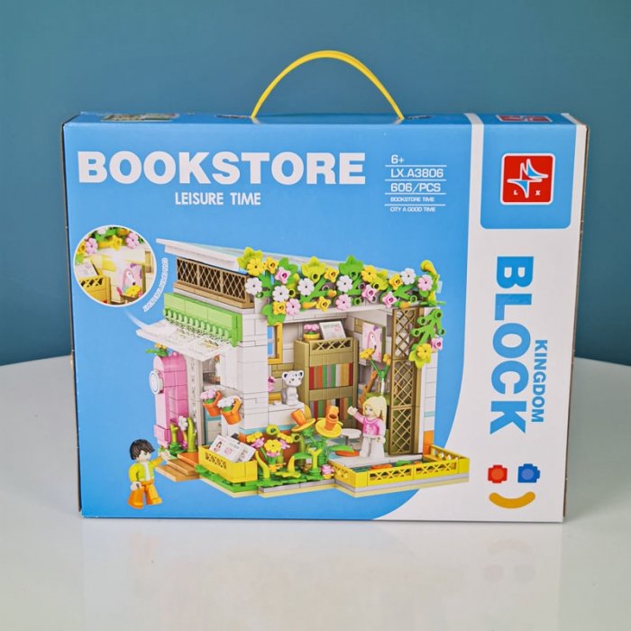 اسباب بازی لگو 606 تکه مدل کتاب فروشی کد LXA3806