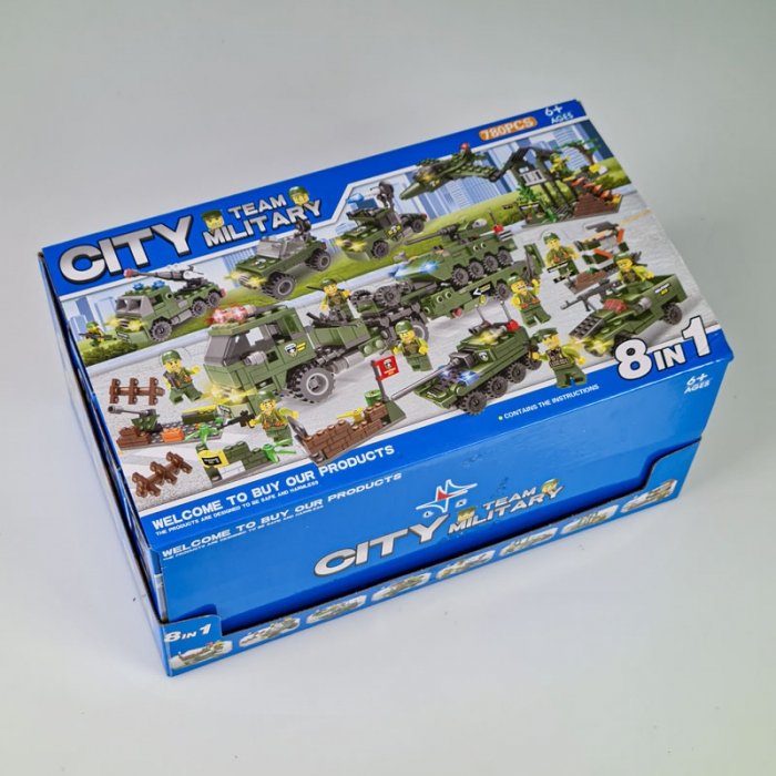 اسباب بازی لگو سری شهر 90 تکه city مدل ارتشی کد LXA2338