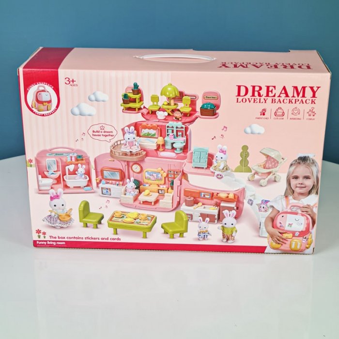 اسباب بازی خانه خرگوش مدل کوله پشتی BAY DREAMY کد 6701