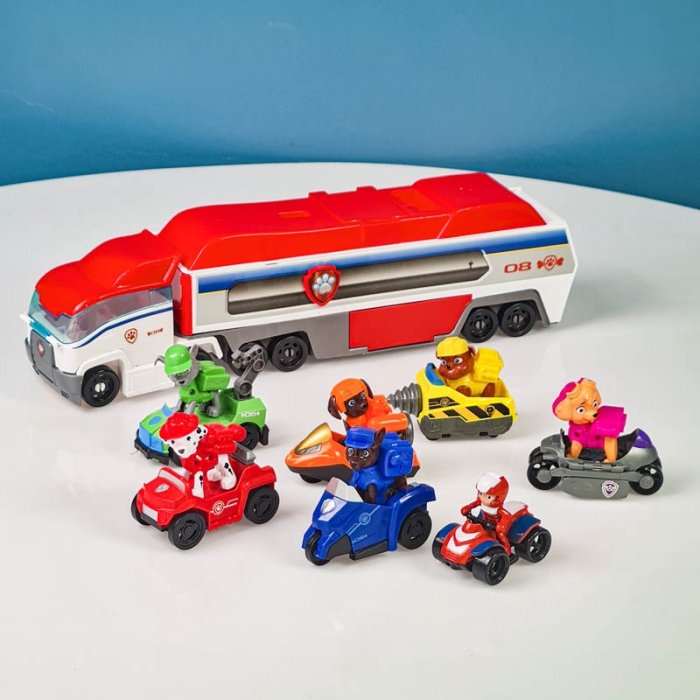 فیگور سگ های نگهبان پاوپاترول با اتوبوس Paw Patrol کد APT7113