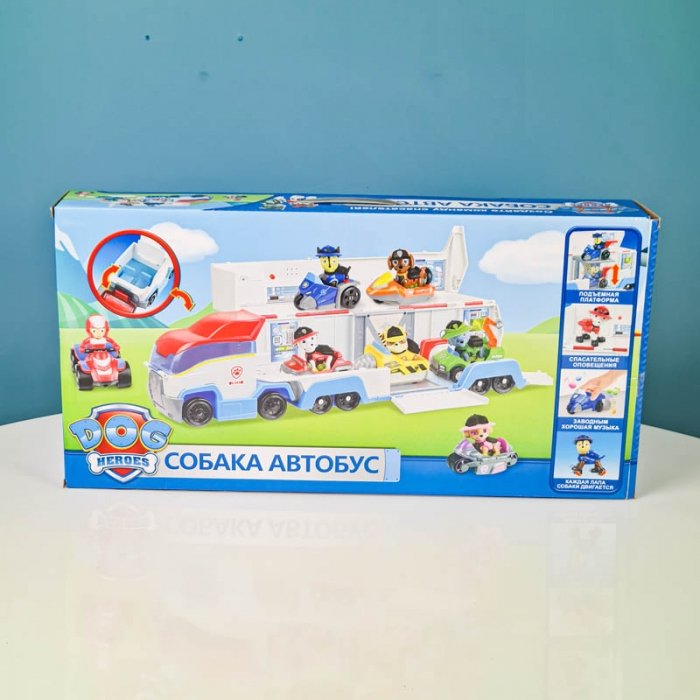 فیگور سگ های نگهبان پاوپاترول با اتوبوس Paw Patrol کد APT7113