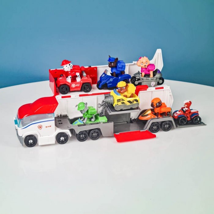 فیگور سگ های نگهبان پاوپاترول با اتوبوس Paw Patrol کد APT7113