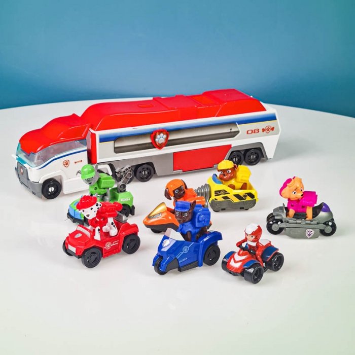 فیگور سگ های نگهبان پاوپاترول با اتوبوس Paw Patrol کد APT7113