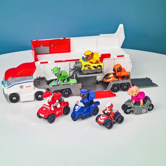 فیگور سگ های نگهبان پاوپاترول با اتوبوس Paw Patrol کد APT7113