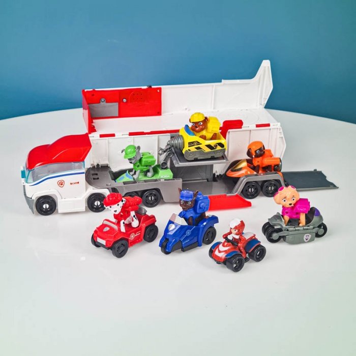 فیگور سگ های نگهبان پاوپاترول با اتوبوس Paw Patrol کد APT7113