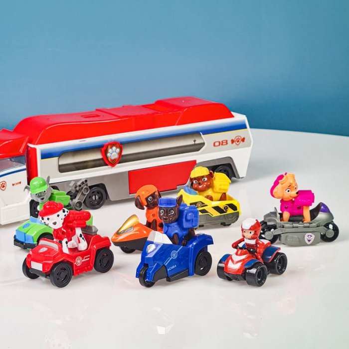 فیگور سگ های نگهبان پاوپاترول با اتوبوس Paw Patrol کد APT7113