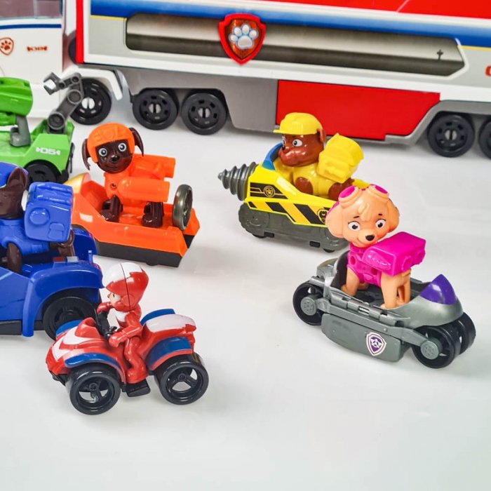 فیگور سگ های نگهبان پاوپاترول با اتوبوس Paw Patrol کد APT7113