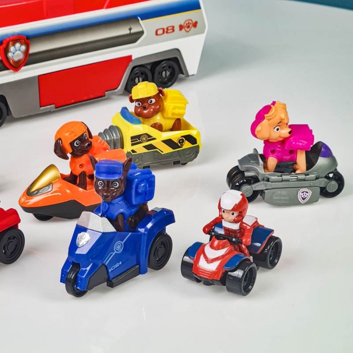 فیگور سگ های نگهبان پاوپاترول با اتوبوس Paw Patrol کد APT7113