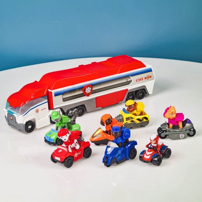 فیگور سگ های نگهبان پاوپاترول با اتوبوس Paw Patrol کد APT7113