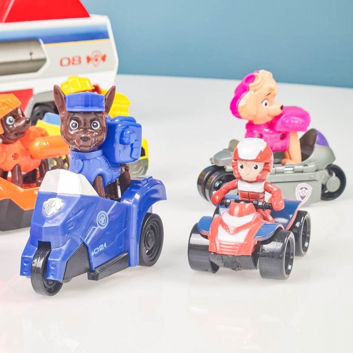 فیگور سگ های نگهبان پاوپاترول با اتوبوس Paw Patrol کد APT7113