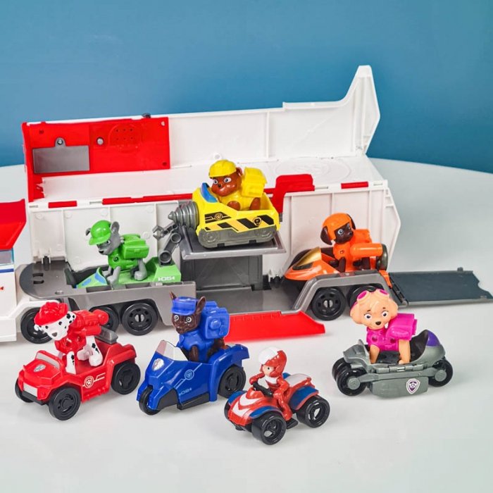 فیگور سگ های نگهبان پاوپاترول با اتوبوس Paw Patrol کد APT7113